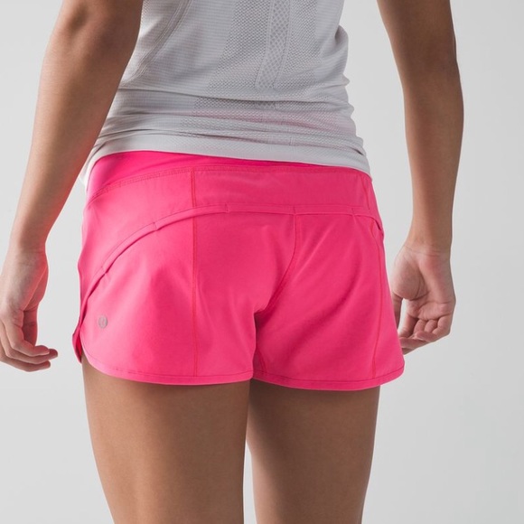 lululemon hot pink shorts